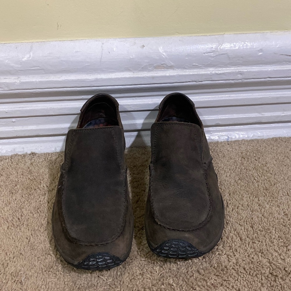 Vibram Dark Brown Slip-On Loafers